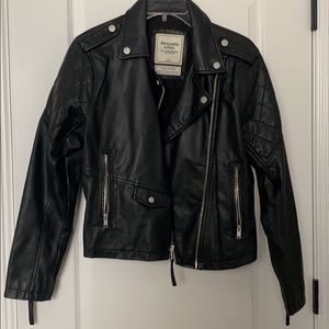 Abercrombie Vegan Leather Jacket